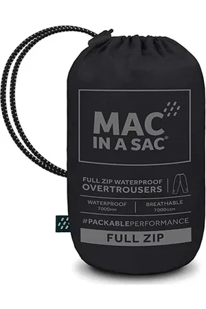 Mac in a Sac Waterproof Overtrousers Unisex Full Zip - Small