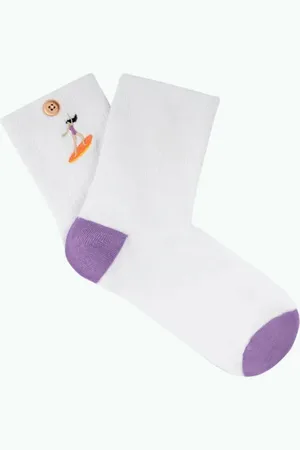Cabaia Chaussettes Brodées Pour Femme