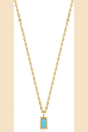 ANIA HAIE Turquoise Drop Pendant Necklace