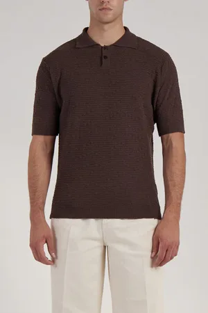 Daniele Fiesoli Ribbed Polo Shirt - Double Extra Large