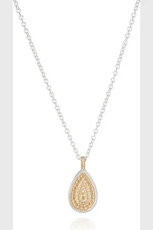 Anna Beck Classic Small Teardrop Pendant - & Silver
