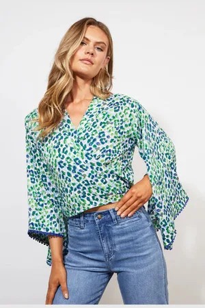 HAVEN Lamu Wrap Top - Savannah - L/xl
