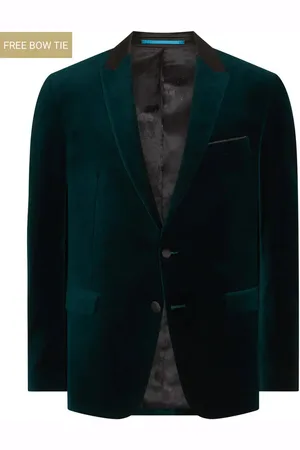 Remus Monti Velvet Suit Jacket - - 46