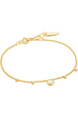 ANIA HAIE Mother Of Pearl Drop Disc Bracelet