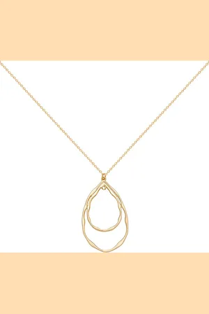 A Weathered Penny 18k Plated Ada Necklace