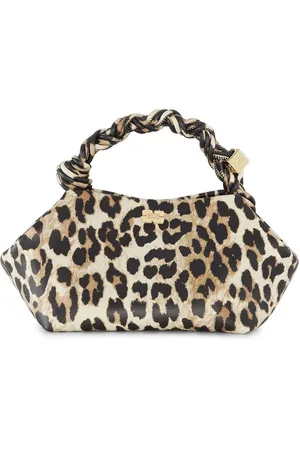 Ganni Leopard Small Bou Bag - Multicolor / A6494
