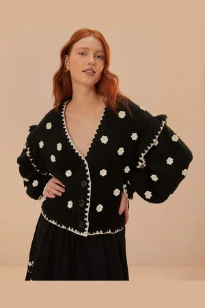 Farm Rio - Flowers Cardigan - - Xs