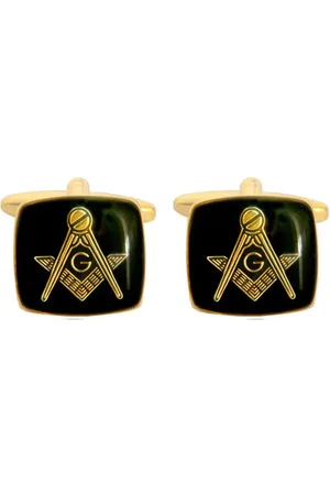 Dalaco Masonic Cushion Cufflinks - & Gold