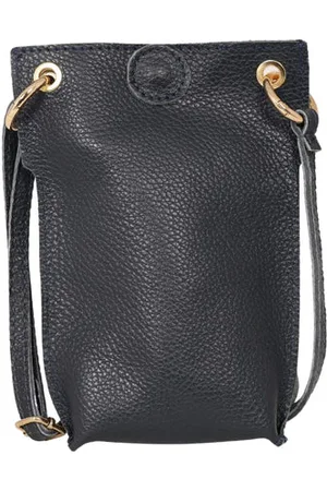 Attic Womenswear Italian Leather Crossbody Phone Pouch