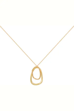 A Weathered Penny 18k Plated Willa Necklace