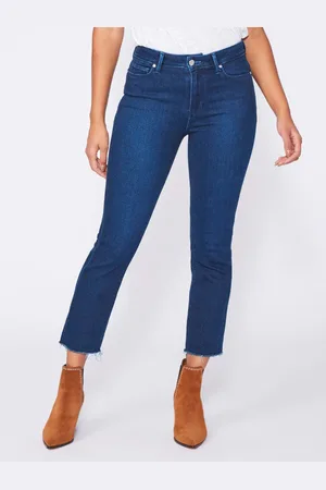 Paige Nomadic Cindy Crop Raw Hem Straight Jeans - 29