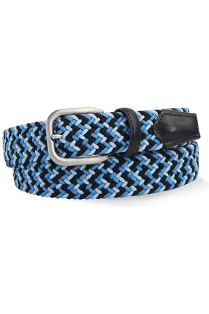 Robert Charles 1005 / Royal/ Ice Woven Elastic Belt - S (30-32w)
