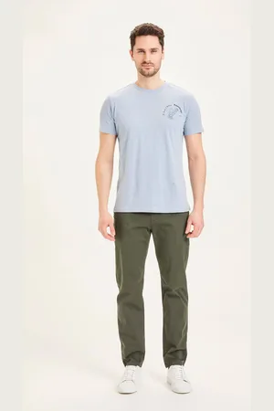 Knowledge Cotton Apparal 70246 Chuck Regular Chino Poplin Pant Forrest Night - 34/32