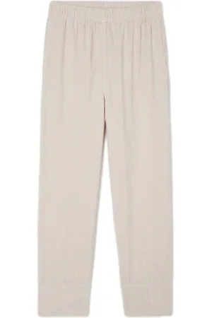 American Vintage Pantalón Mujer Padow - Ecru Vintage / Xs
