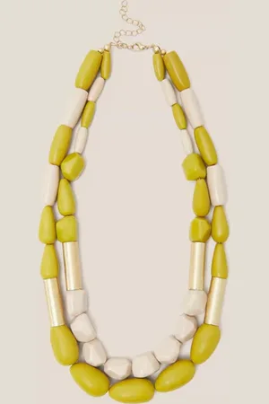 White Stuff Jasmine Bead Necklace