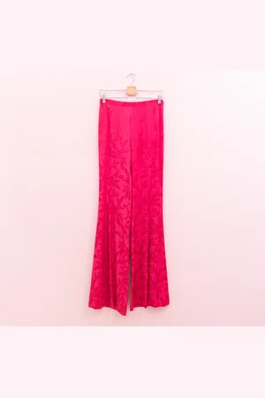 Sophie and Lucie Palm Print Pants - - 36