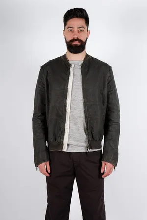 TRANSIT Distressed Linen Jacket - Large
