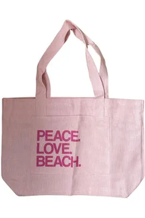 Just 100% Recycled Cotton Beach Bag