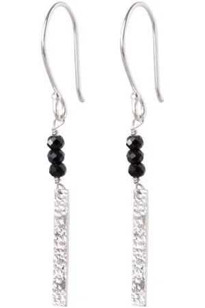 A Beautiful Story Earrings Bar - Onyx - - 5 Cm