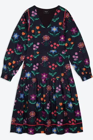 Lowie Needlepoint Print Lottie Dress - S