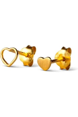 Lulu Copenhagen Plated Brushed Family Love Earings