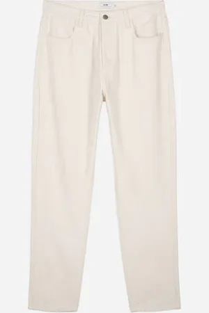 Olow Pantalon Jacquot Naturel - W28/l00 / Blanc
