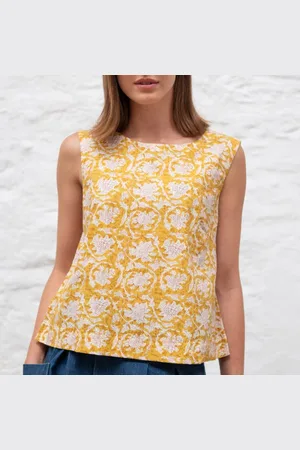 Bibico Pippa Sleeveless Top - Bodhi Print - Uk 14