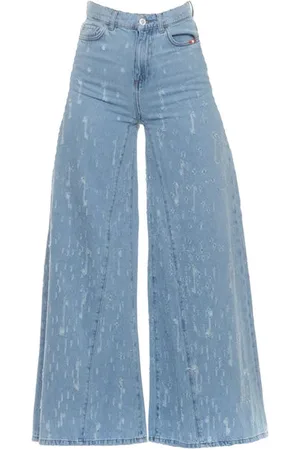 AMISH Jeans For Woman Amd002d3802021 Turn Apart - 27 / Blue