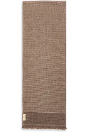 Burrows & Hare Cashmere & Merino Wool Scarf - Houndstooth