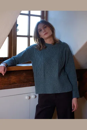 Bibico Elle Boxy Jumper - Caspian - Small