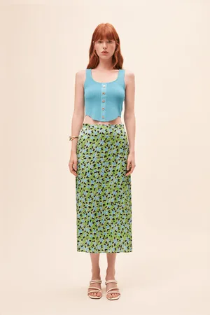 Suncoo Fabiola Print Skirt - Size 0