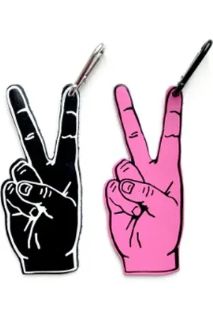 ARK Peace Bag Tag - Blue, Pink, Black - Pink