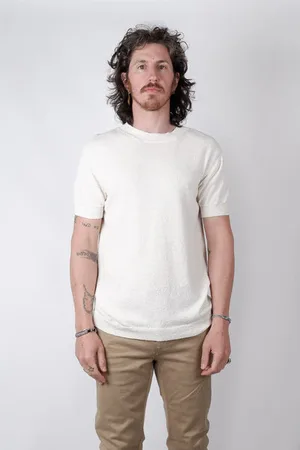 Daniele Fiesoli Textured Cotton T-shirt - Extra Large
