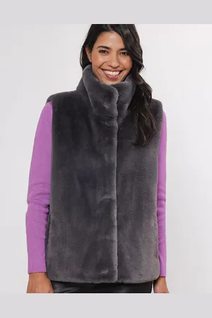 Rino & Pelle Lison Short Faux Fur Waistcoat - 36