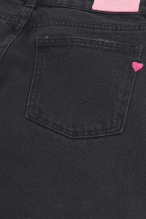 Fabienne Chapot Vintage Grey Denim Lola Straight Jeans - 27/leg 32