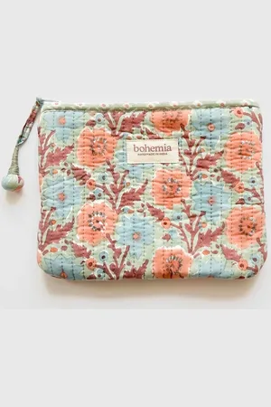 Bohemia Floribunda Cosmetic Zip Pouch -