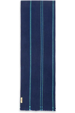 Burrows & Hare Cashmere & Merino Wool Scarf - Stripe