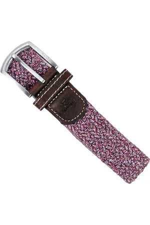 Billybelt Bordeaux Grey Club 47 Woven Belt - 2