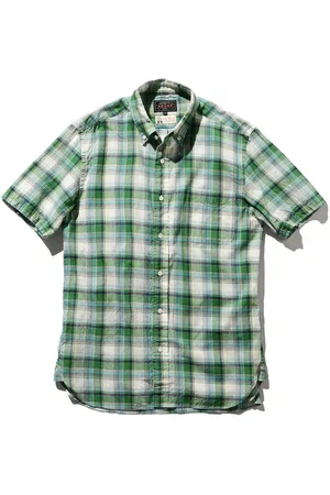 Beams B.d. Short Sleeve Indian Madras Check - S