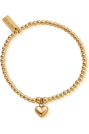 ChloBo Cute Charm Puffed Heart Bracelet