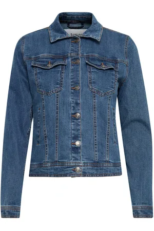 B YOUNG Mid Denim Bypully Jacket - Uk 8