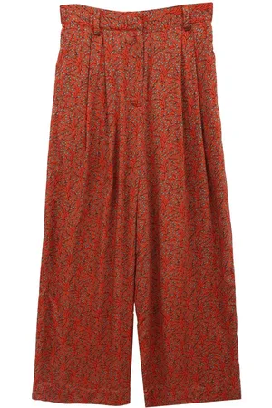 See u soon Trousers With Floral Print - - Size 36