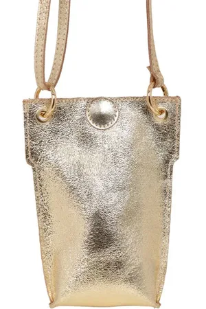 Attic Womenswear Italian Leather Crossbody Phone Pouch