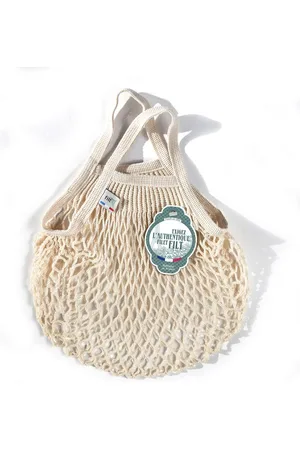 Filt S Ecru Net Bag - White, Natural, Marble