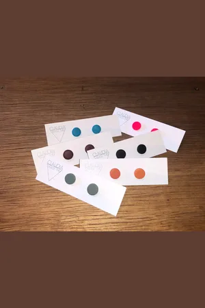 DickieBird Homestore Polymer Clay Dots - Black