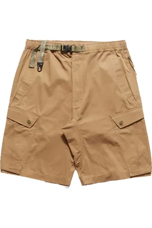 Maharishi Cordura Nyco Cargo Track Shorts Mushroom - S