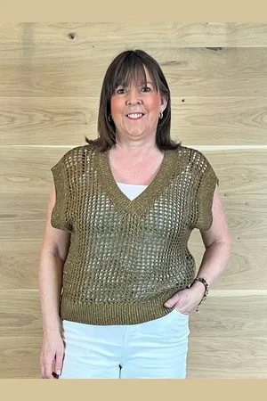 Luisa Cerano Short Sleeve Pullover - Uk 10
