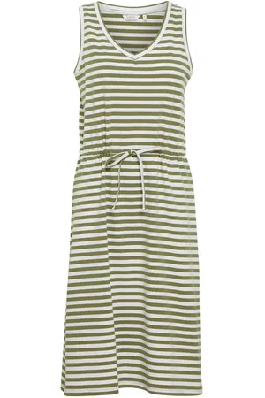 B YOUNG Bypandinna Dress Olivine Mix - Uk 10