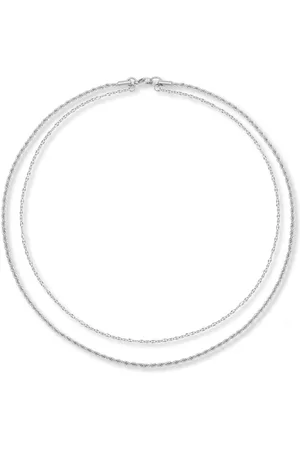 A Weathered Penny Contrast Layered Necklace