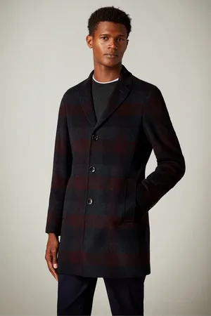 Remus Checked Overcoat - 36 / R